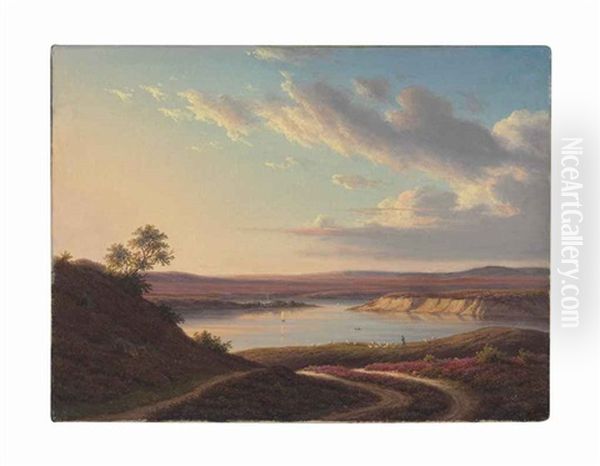 Landscape With Lake Flynder, Denmark - view 1