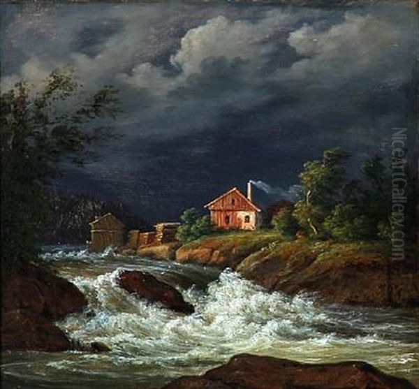 A Norwegian Sawmill - view 1