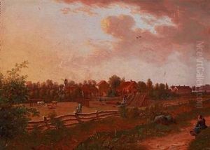 View Of Amager With Councillor L. P. Holmblad's Glue Factory, Denmark