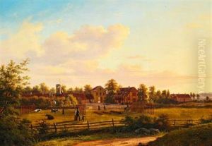 View Of Amager With Councillor L. P. Holmblad's Glue Factory