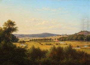 Landscape By A Village Landscape By A Village