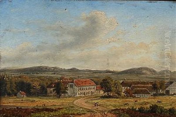 Summer Landscape With A View Of Gunnerupgaard - view 1