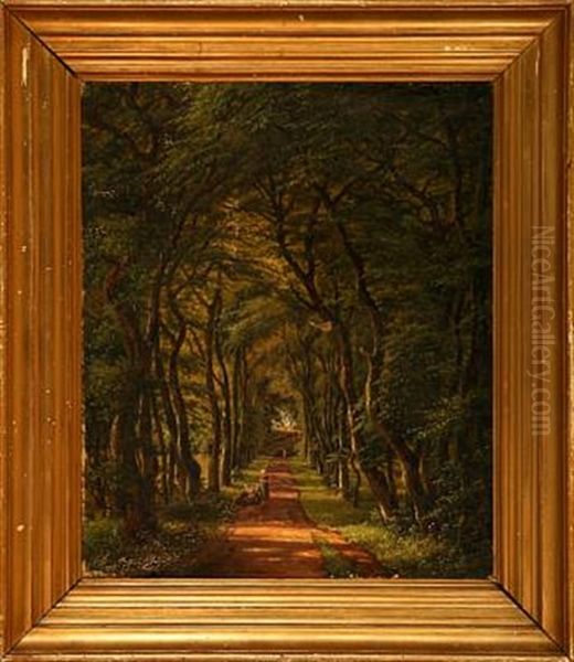 Women And Children In A Forest - view 1