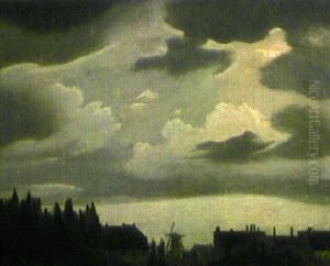Vue De Coppenhague, The King's Garden By Rosenborg Castle by Frederik Christian Jacobsen Kiaerskou