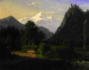 Paysage De Suisse by Frederik Christian Jacobsen Kiaerskou