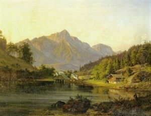 En Vandmolle Ved Siegl-berg I De Baierske Bjerge