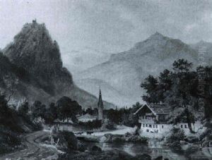Straatz Im Zillertal by Frederik Christian Jacobsen Kiaerskou