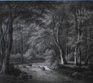 Fl_schen In Waldlandschaft