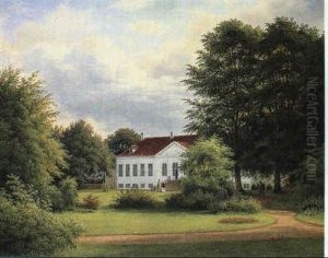 Haveparti Fra Thurebyeholm by Frederik Christian Jacobsen Kiaerskou