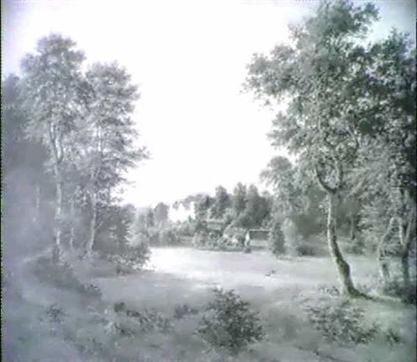 Parklandschaft Mit Einem Schloss - view 1