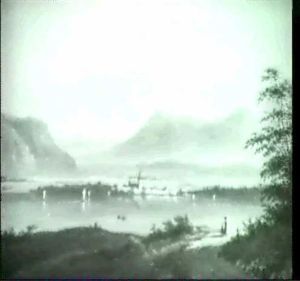 Luganosee. by Frederik Christian Jacobsen Kiaerskou