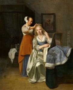 Eine Dame Bei Ihrer Toilette by Simon Kick