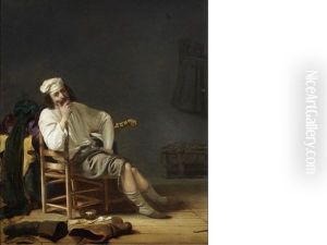 A Musician Resting by Simon Kick
