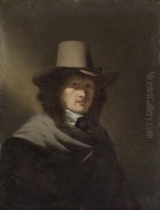 Portrait Of A Man In A Brown Coat And Hat Portrait Of A Man In A Brown Coat And Hat