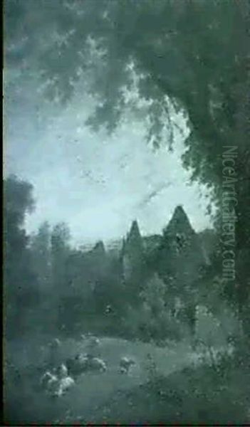 Dryburgh Abbey; A Riverside House - view 1