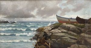 Losstasjon by Kitty (Christine) Lange Kielland