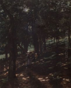 Fra Cernay-la-ville by Kitty (Christine) Lange Kielland