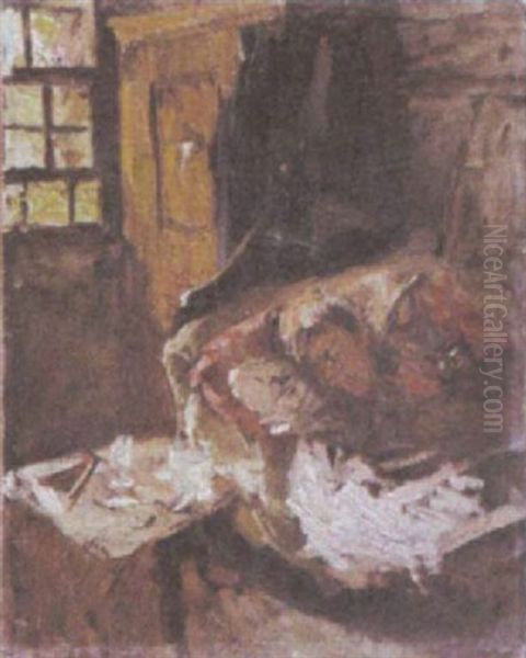 Interieur Mit Schlafendem Jungen - view 1