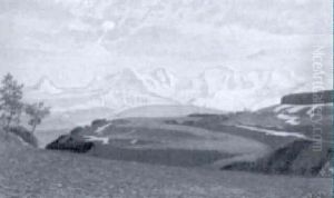 Eiger, Moench Und Jungfrau Im Herbst by Robert Kiener