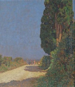 Le Portatrici D'acqua by Giorgio Kienerk
