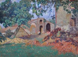 Motivo Toscano (casa Del Cuccheri) by Giorgio Kienerk