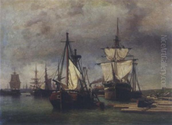 Shipping In A Port - view 1