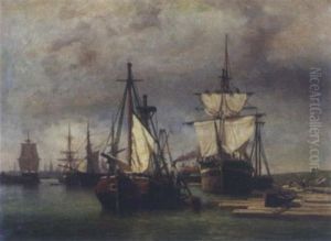Shipping In A Port