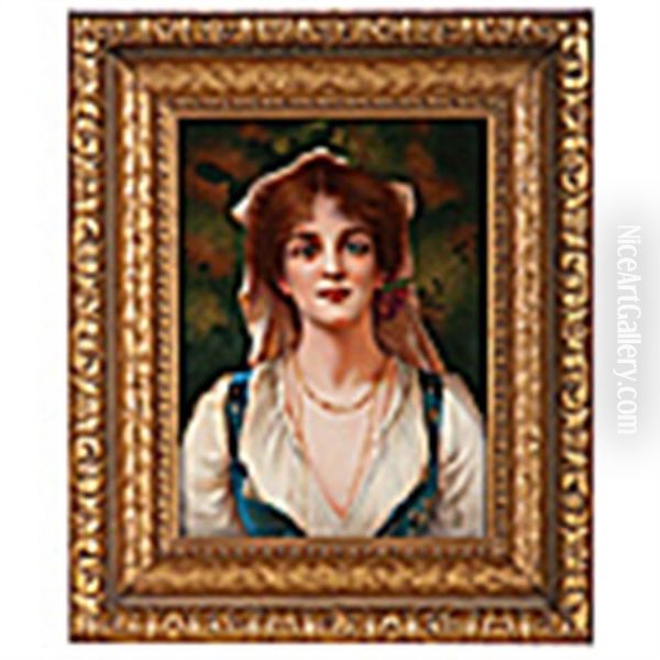 A Young Woman (by Nach C. Kiesel) - view 1
