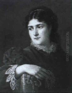 Die Sinnende by Conrad Kiesel