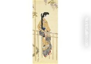 Beauty In Standing Figure by Keigetsu Kikuchi