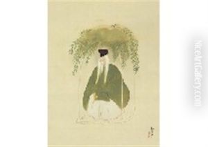 The Priest And The Willow by Keigetsu Kikuchi