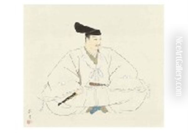 Sugawara Michizane Figure - view 1