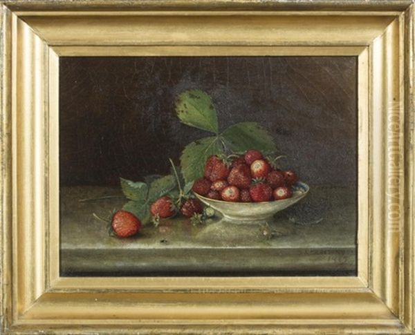 Still-life With Bowl Of Strawberries - view 1