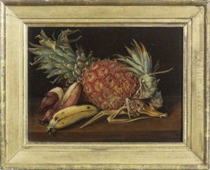 Still-life With Pineapple And Bananas