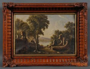River Landscapes With Castle Ruins (a Pair)