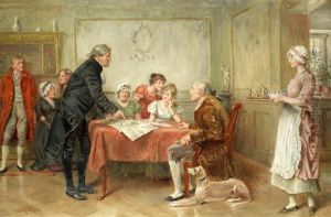 The Proposition by George Goodwin Kilburne