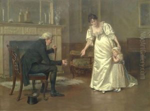 Winning Her Over by George Goodwin Kilburne