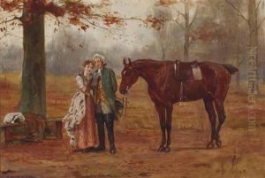 La Lettre D'amour by George Goodwin Kilburne