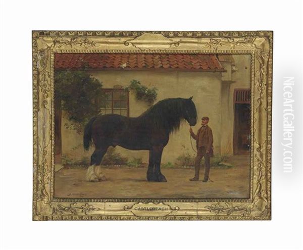 Castlereagh, A Cart Horse With A Groom - view 1