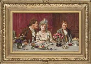 The Suitors by George Goodwin Kilburne