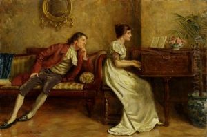 Piano by George Goodwin Kilburne