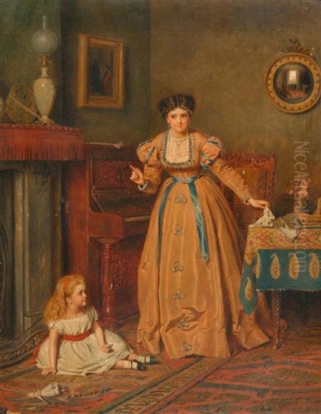 Mutter Und Kind In Einem Interieur - view 1