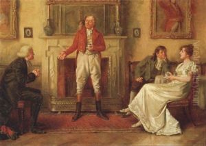 The Squire's Story by George Goodwin Kilburne