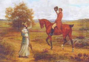 The First Meeting by George Goodwin Kilburne