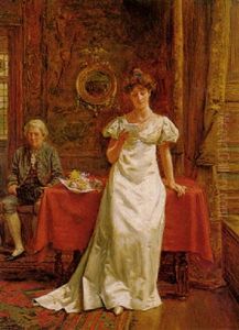A Message Of Love by George Goodwin Kilburne