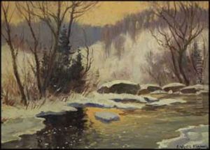Creek In Winter