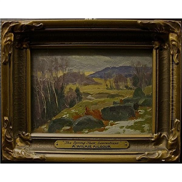 The Spring Thaw, Laurentians; The Little Channel, Frasers Point, Lake St. Francis (pair) - view 1