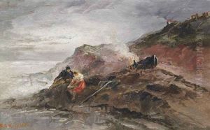Shrimpers On The Rocks, Jersey (+ Stormy Seas, Jersey; 2 Works)