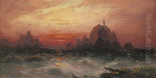 Channel Island Fishermen Bringing Home The Catch (+ 2 Others; 3 Works) - view 1