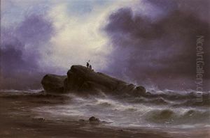 Out On The Rocks, The Tide Receding Out On The Rocks, The Tide Receding